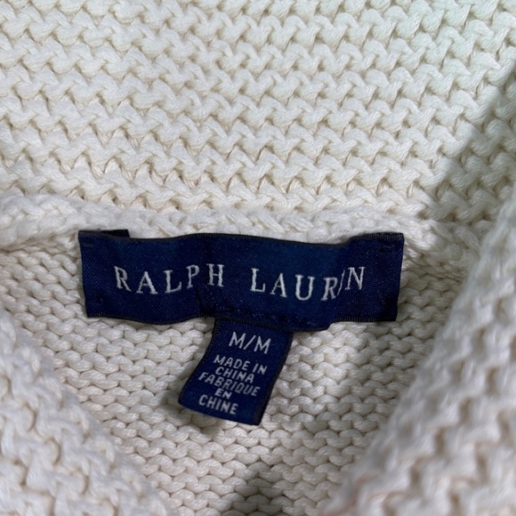 Ralph Lauren Cream Cowl Neck Sweater - Picture 2 of 10